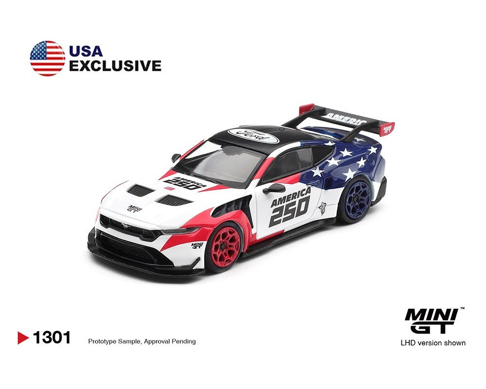 MINI GT 1/64 Ford Mustang GTD America 250 USA Exclusive MGT01301 Preorder
