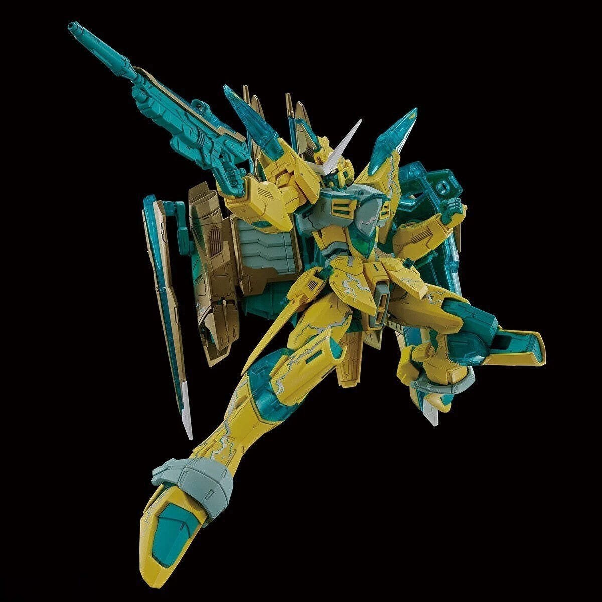 MG 1/100 Justice Gundam Cross Contrast Colors Clear Green | Limited Edition