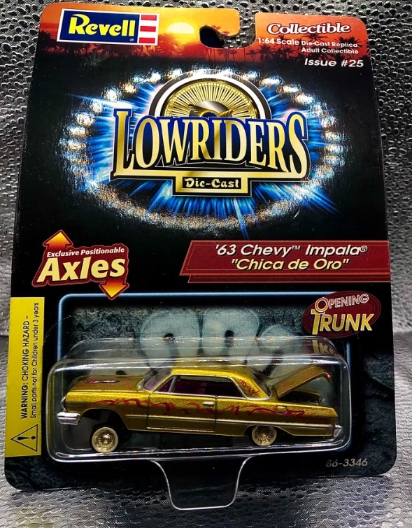Revell 1:64 '63 Chevy Impala "Chica de Oro" Lowrider Gold Diecast