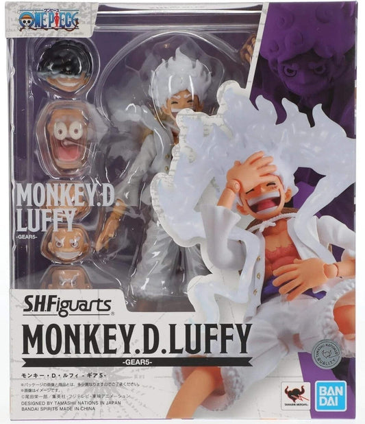 S.H.Figuarts Monkey D Luffy Gear 5 One Piece SHF Bandai Tamashii Nations
