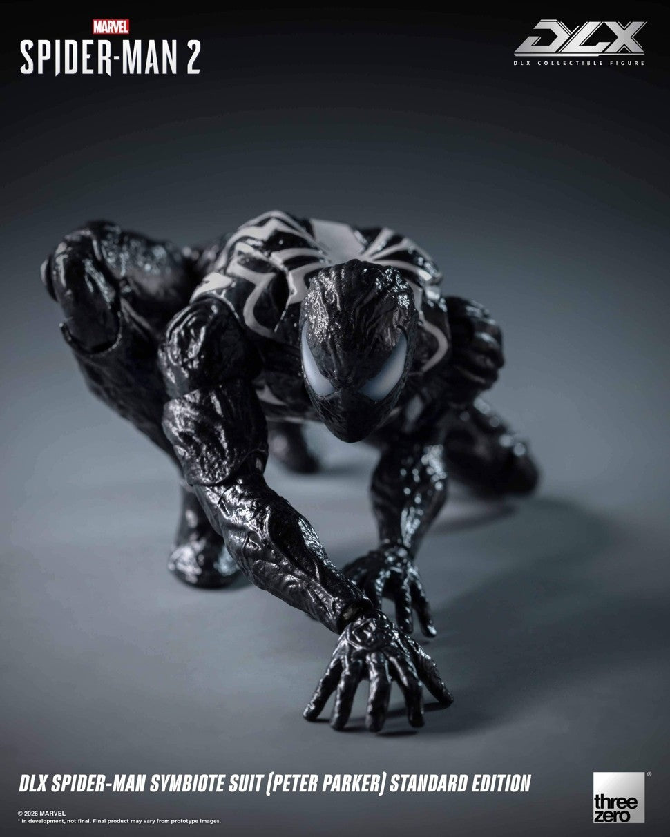 Threezero DLX Spider-Man Symbiote Suit Peter Parker Spider-Man 2 Preorder