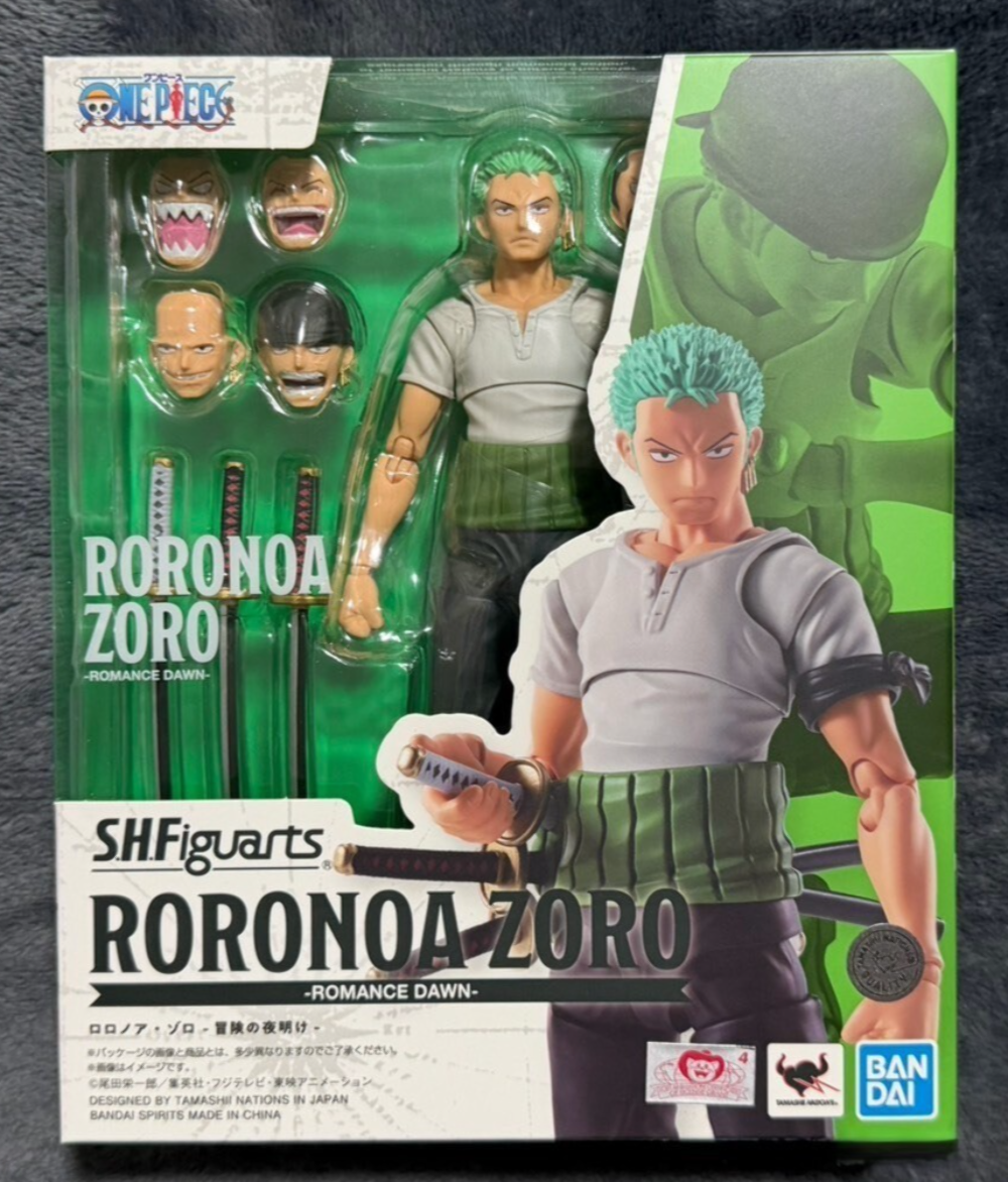 S.H.Figuarts Roronoa Zoro Romance Dawn One Piece SHF Bandai Tamashii Nations
