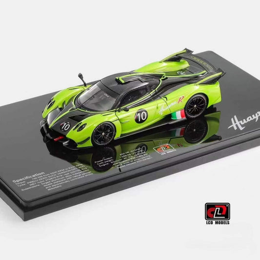 LCD Models 1/43 Pagani Huayra R Green Full Opening Diecast Model Preorder