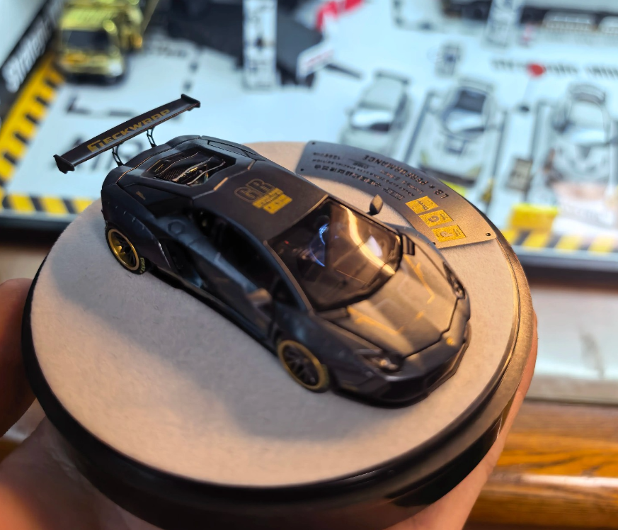 PGM 1/64 Lamborghini LP700-4 TeckWrap Blue-Grey – HEC 2026 Ltd