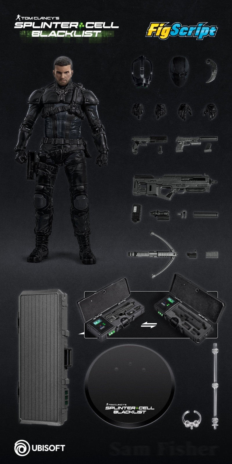 CCS Splinter Cell Blacklist Sam Fisher 1/12 Action Figure