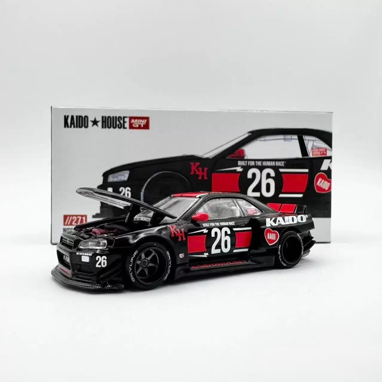 Kaido House MINI GT 1/64 Nissan Skyline GT-R R34 HEC 2026 Exclusive