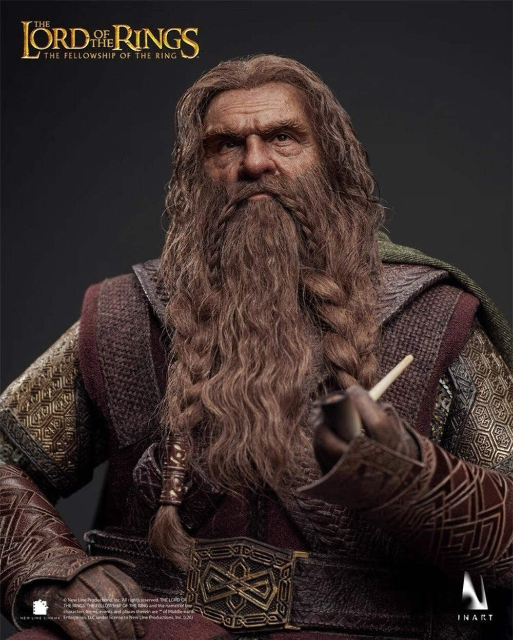 INART Gimli 1/6 Figure Lord of the Rings Fellowship Dwarf Collectible PREORDER