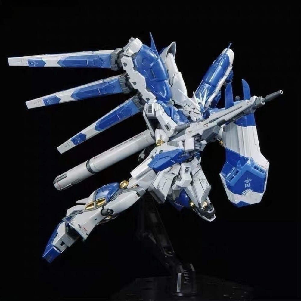 Bandai RG 1/144 Hi-V Gundam Titanium Finish The Gundam Base Limited New