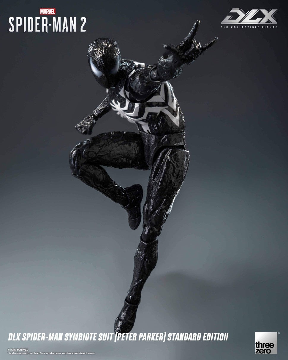Threezero DLX Spider-Man Symbiote Suit Peter Parker Spider-Man 2 Preorder