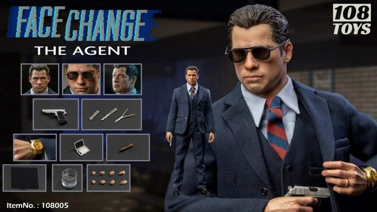 108TOYS Face Change The Agent 108005 1/6 Sean Archer John Travolta