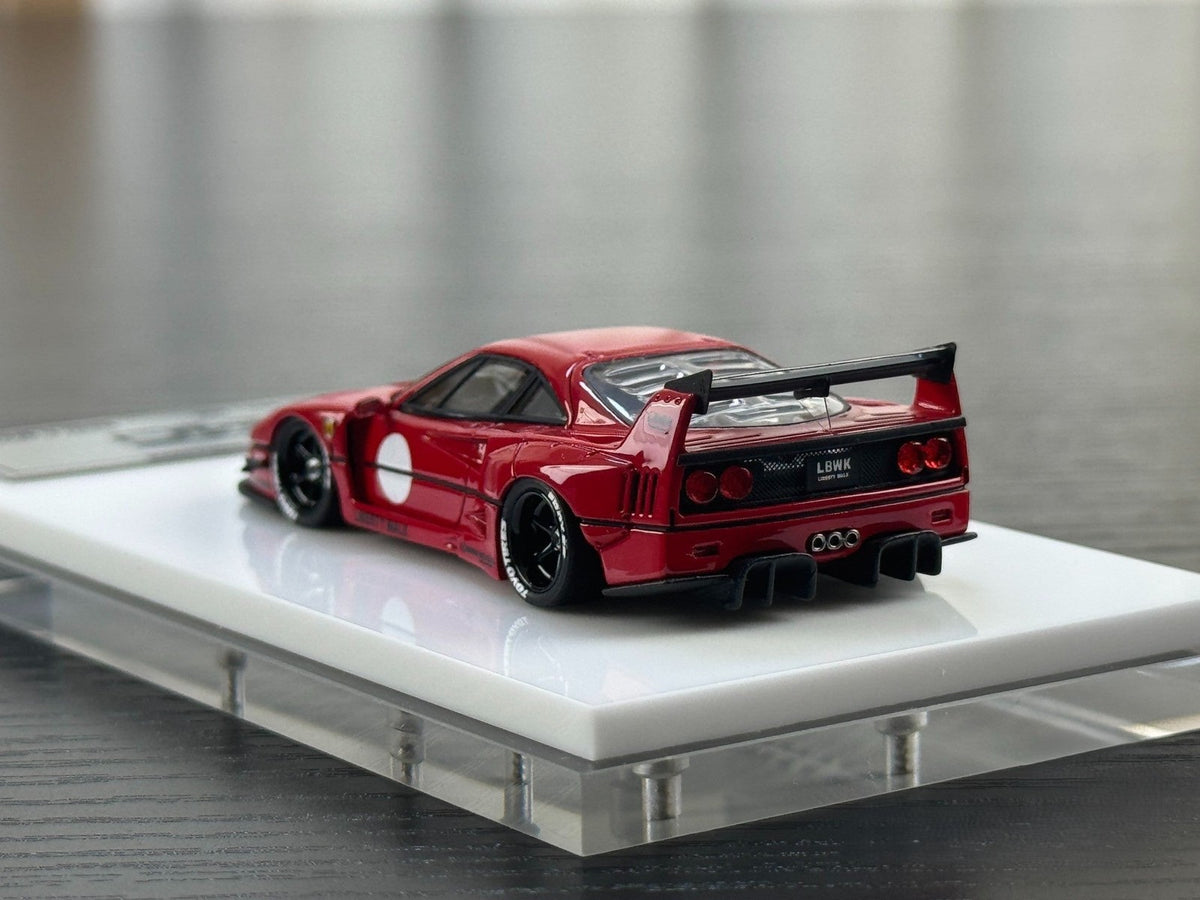 DG 1:64 Ferrari F40 LBWK Red Limited Edition Resin Model Car