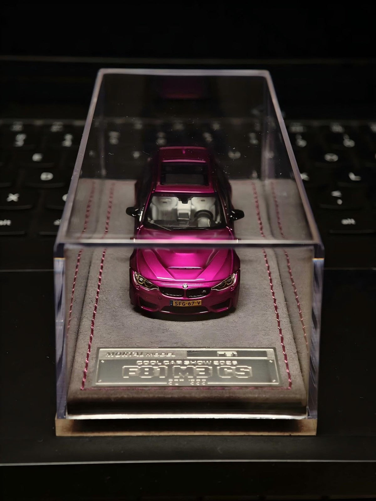 Mortal Model 1/18 BMW F81 M3 Purple 5.0L V6 Turbo Diesel Cool Car Show 2026