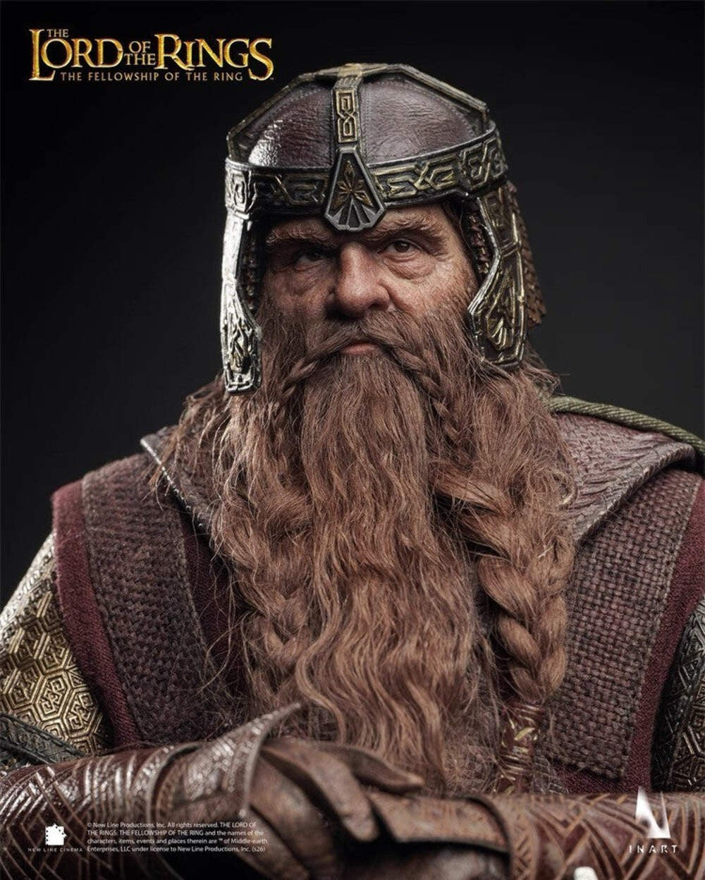 INART Gimli 1/6 Figure Lord of the Rings Fellowship Dwarf Collectible PREORDER