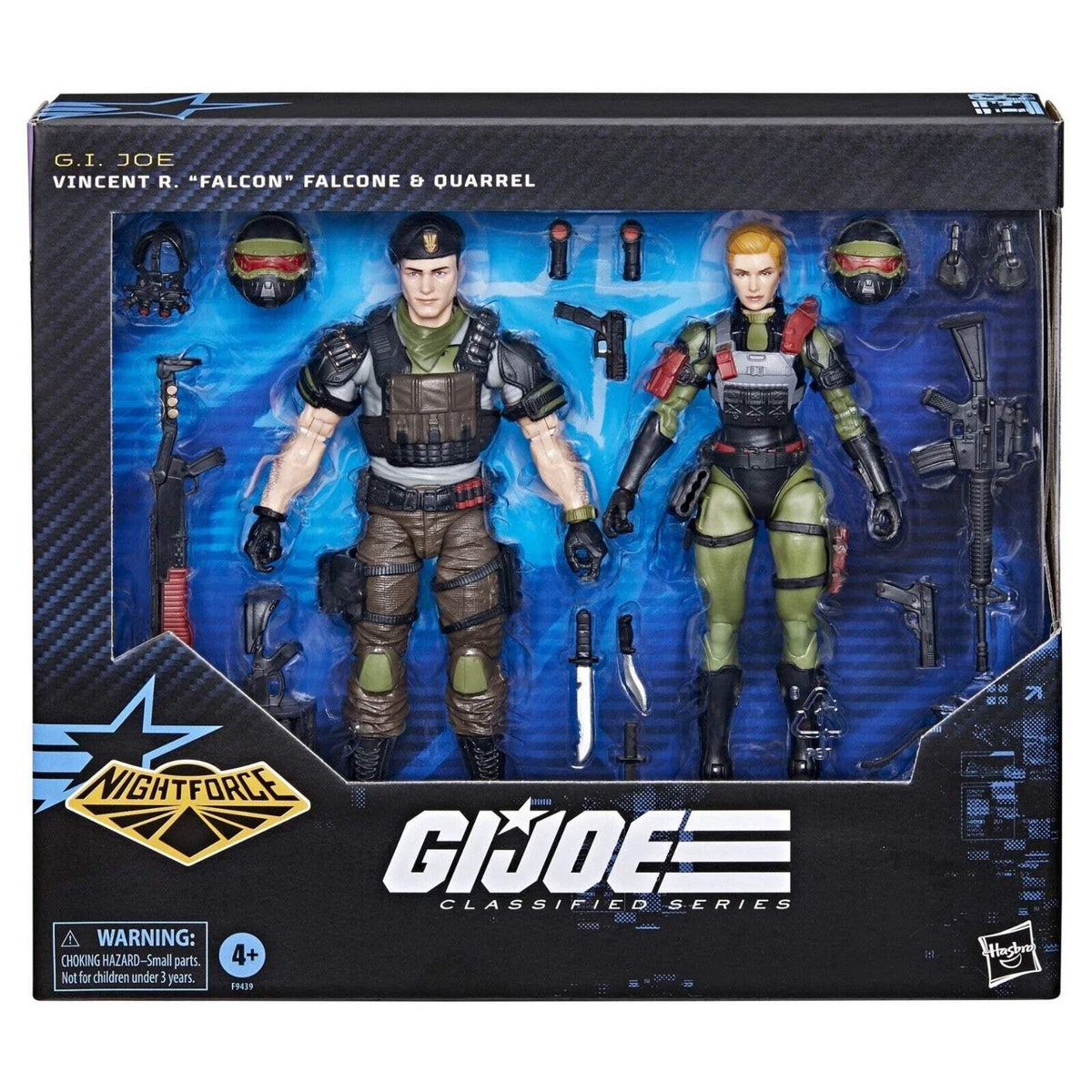 GI Joe Classified Night Force Falcon & Quarrel 2-Pack Hasbro NEW
