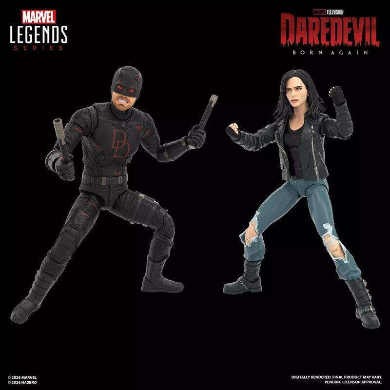 Marvel Legends Daredevil & Jessica Jones Born Again 2-Pack Hasbro Preorder