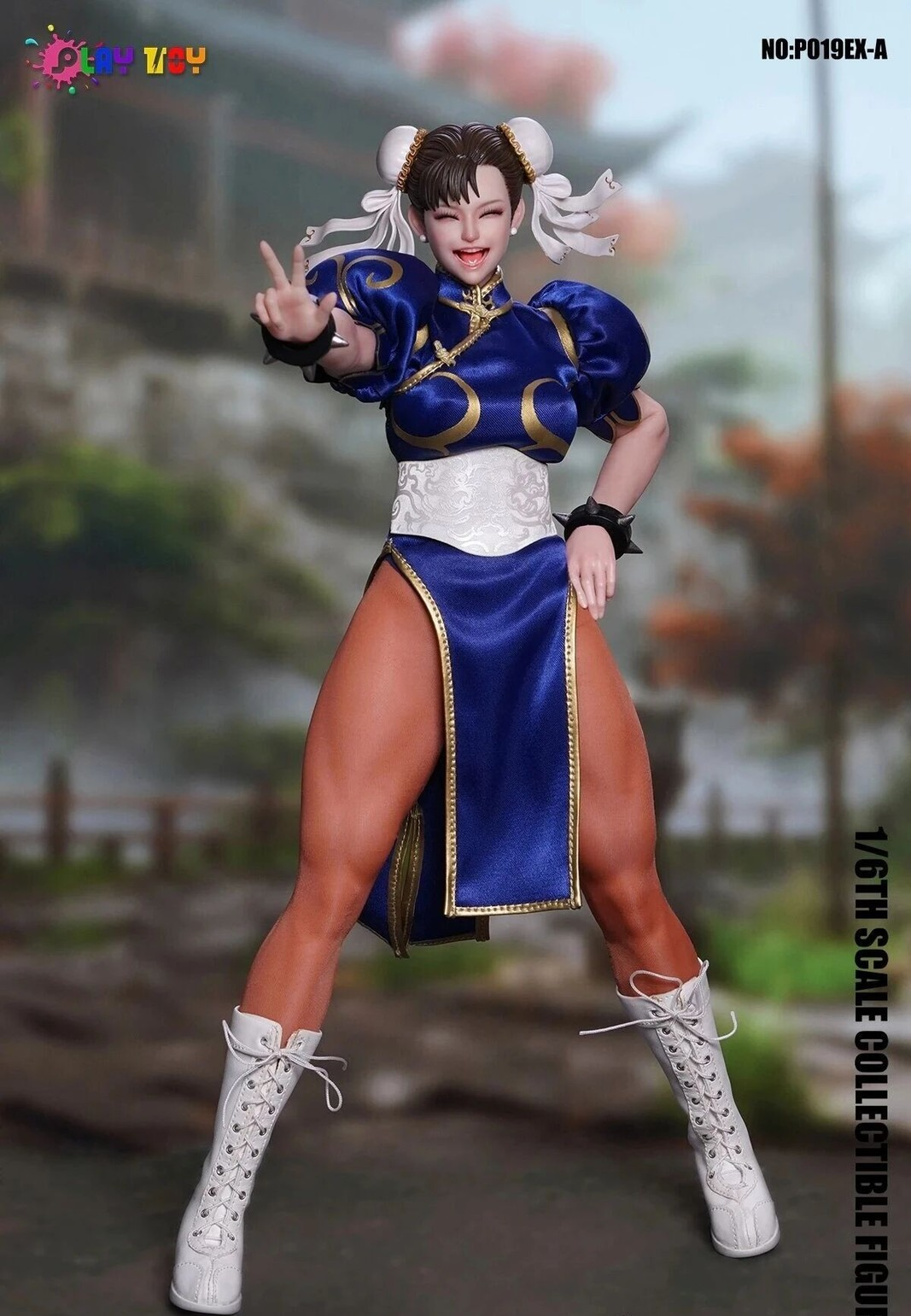 Play Toy 1/6 Fighting Goddess Chun Li Blue Ver. Action Figure Preorder Q1 2027