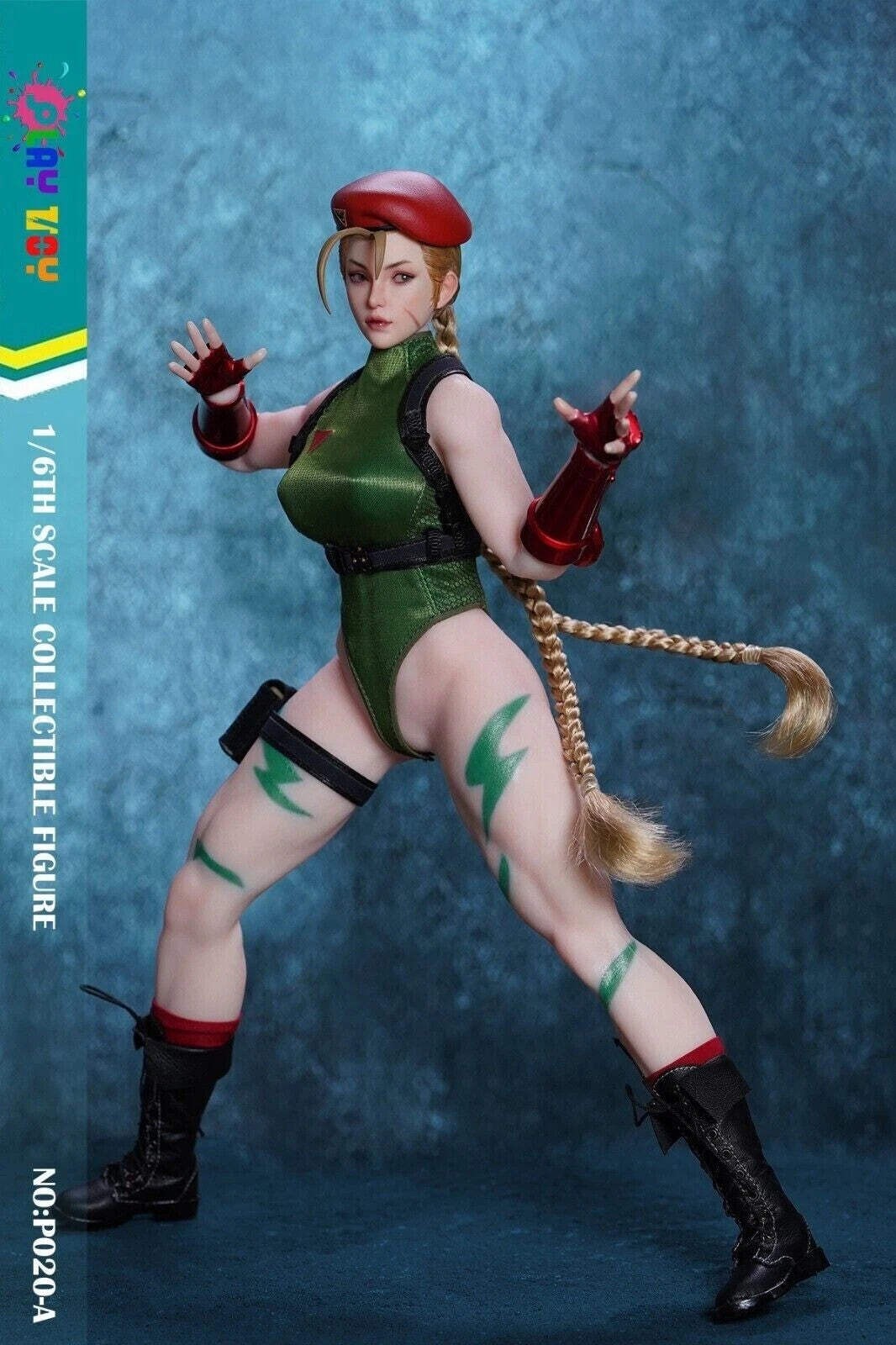 PLAY TOY P020A 1/6 Fighting Girl Green Cammy 12" Action Figure BNIB
