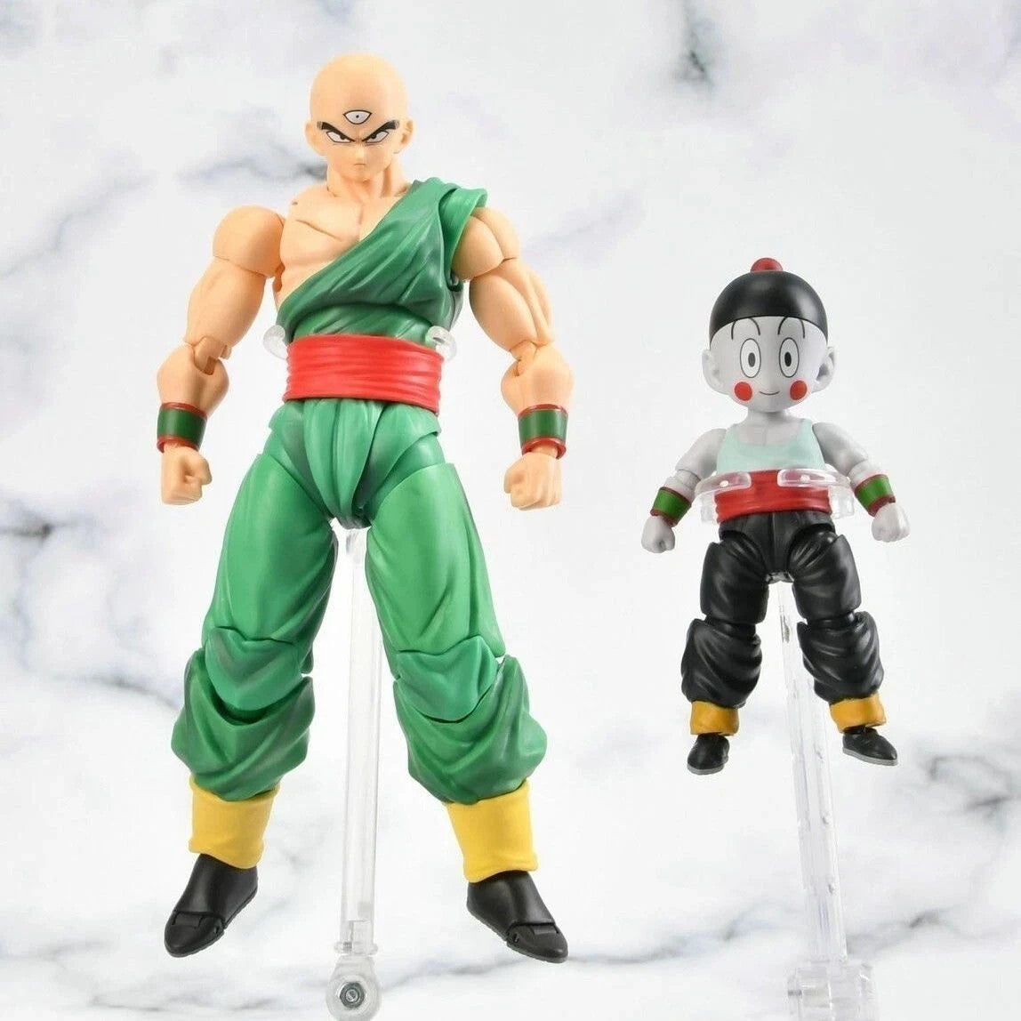 Bandai S.H.Figuarts Tenshinhan & Chiaotzu Dragon Ball Z SHF Figure Tamashii