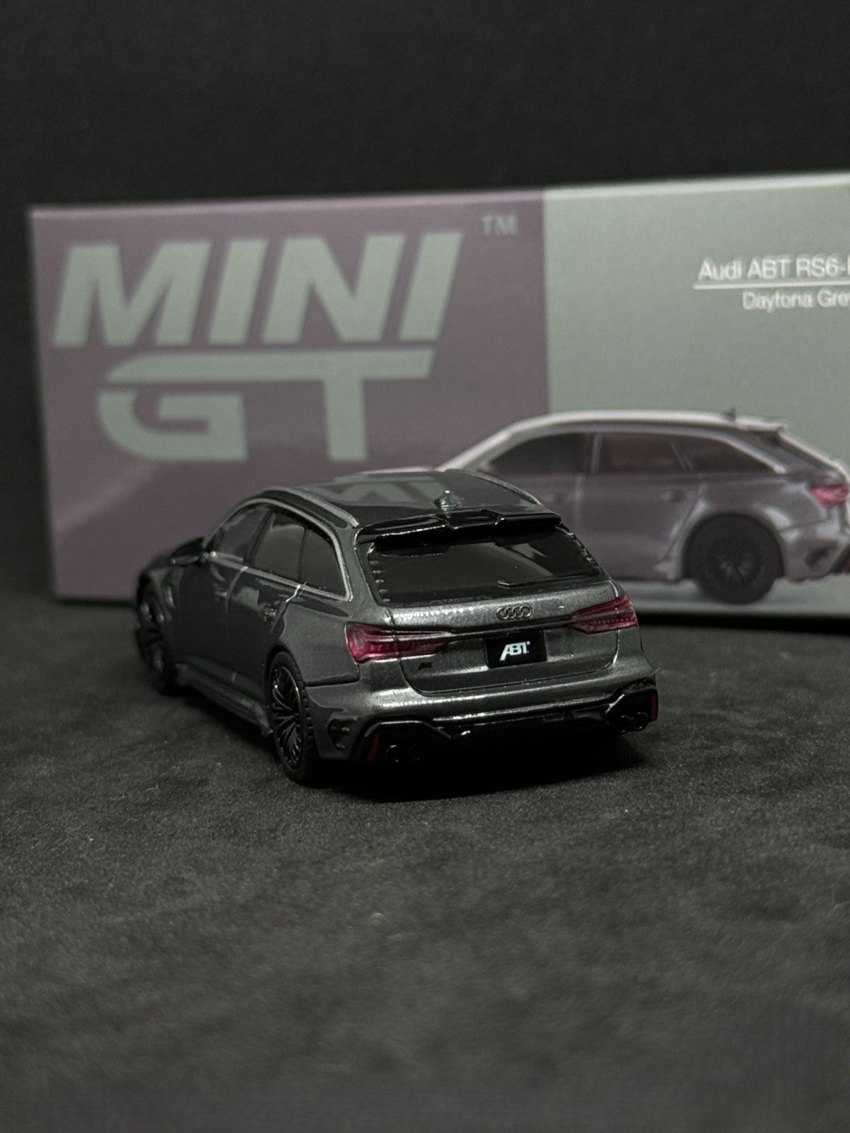 Mini GT 479 Audi ABT RS6-R Daytona Grey 1/64 Diecast Model Car Sealed