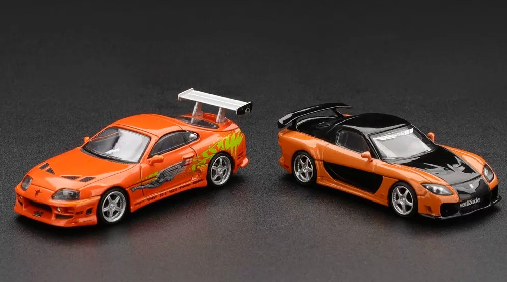 MINIGT 1/64 Fast & Furious Supra & RX-7 MDX Dinner Exclusive Set