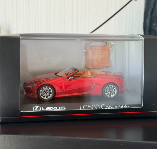 Kyosho 1/43 Lexus LC500 Convertible Metallic Red Diecast Model