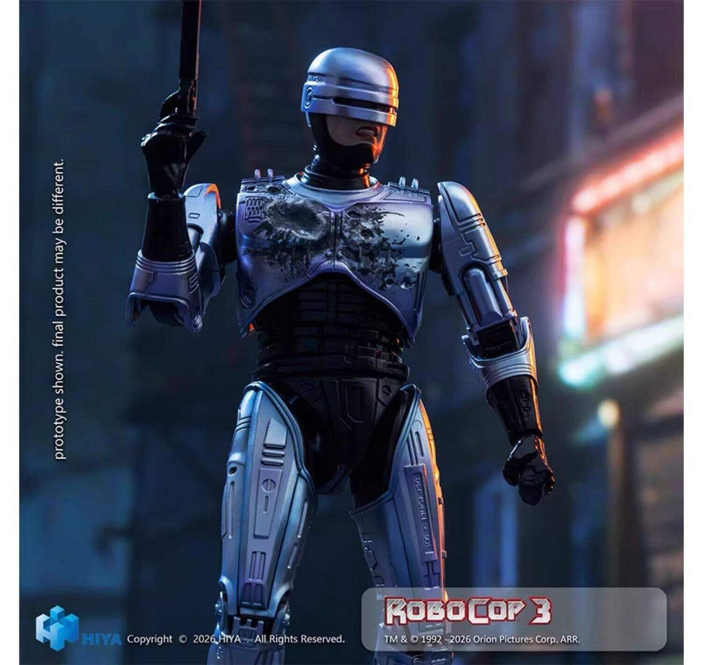 Hiya Toys RoboCop 3 RoboCop 1/12 Scale Action Figure Preorder Dec 2026