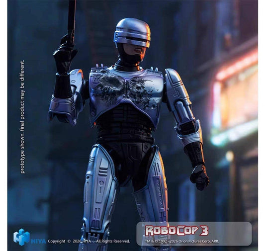 Hiya Toys RoboCop 3 RoboCop 1/12 Scale Action Figure Preorder Dec 2026