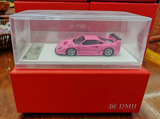 DMH 1/64 Ferrari F40 GTE Pink Resin Model Limited 149