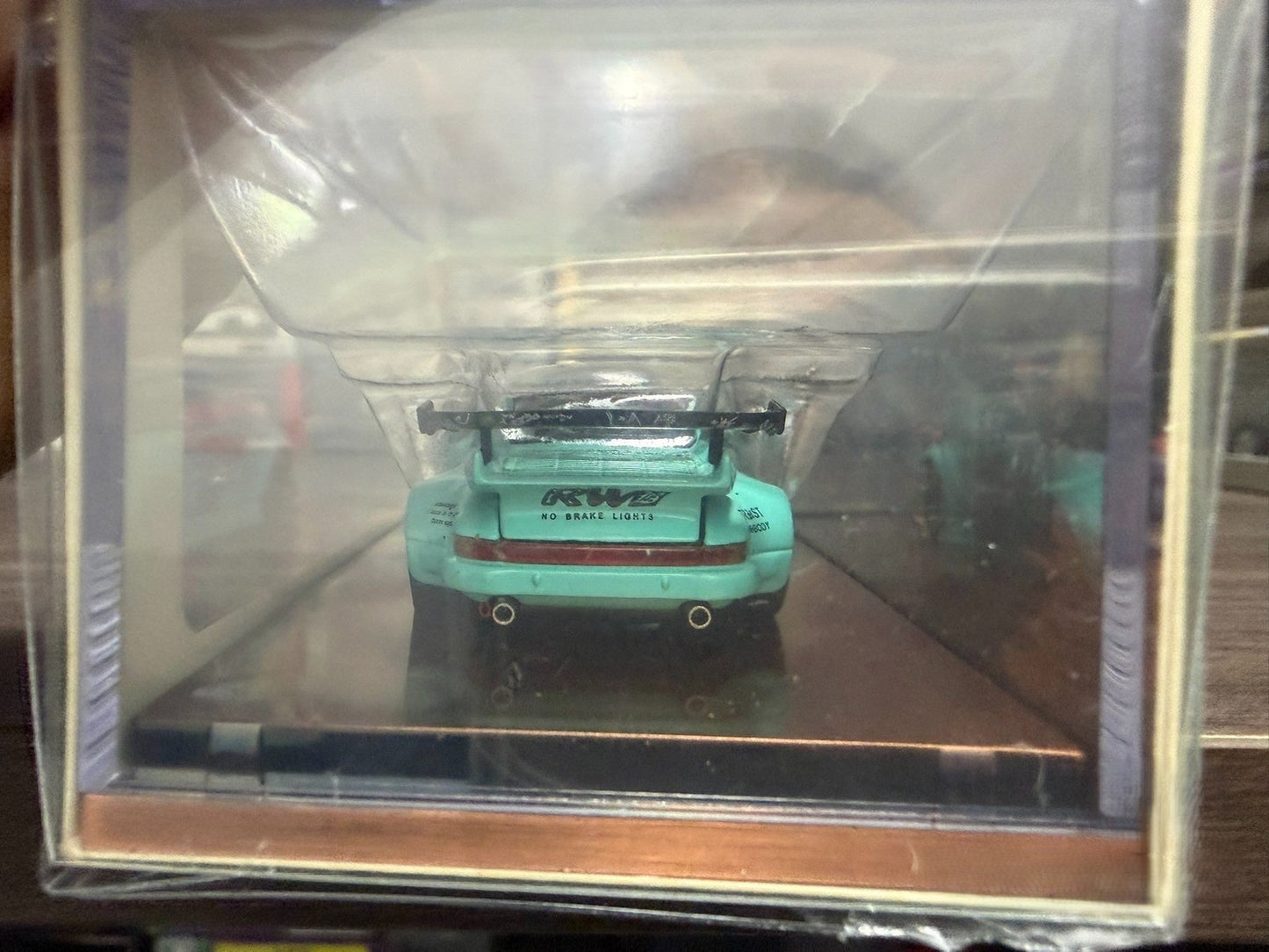 PGM 1/64 Porsche 930 RWB Tiffany Blue Smile Livery Limited 1500pcs