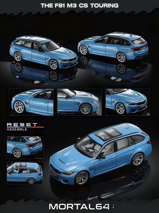 MORTAL 1:64 BMW M3 F81 Touring Wagon Blue Preorder 6-7 Ship
