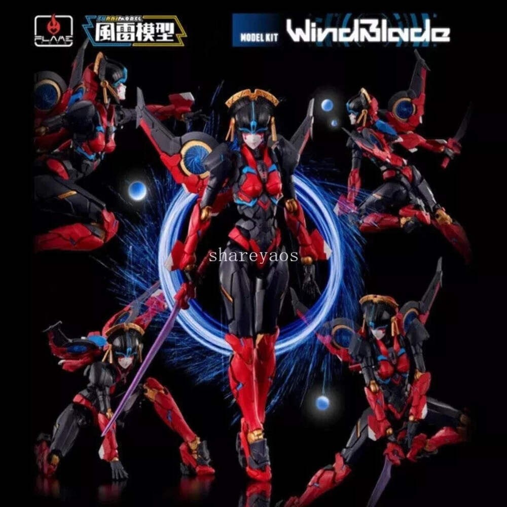 Flame Toys Furai Transformers Arcee & Windblade Model Kit Bundle Autobot Set