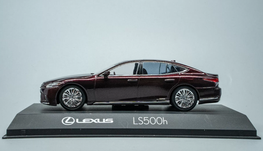 Kyosho 1/43 Lexus LS500h Sonic Agate Red Diecast Model