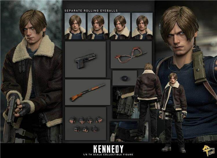 Master Team 1/6 Leon Kennedy Resident Evil 4 Action Figure MT Toys