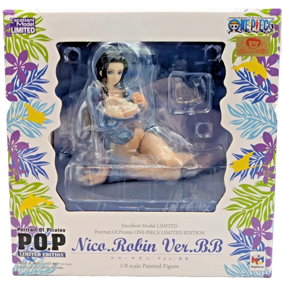One Piece P.O.P Nico Robin Ver BB Excellent Model Limited 1/8 Figure MegaHouse
