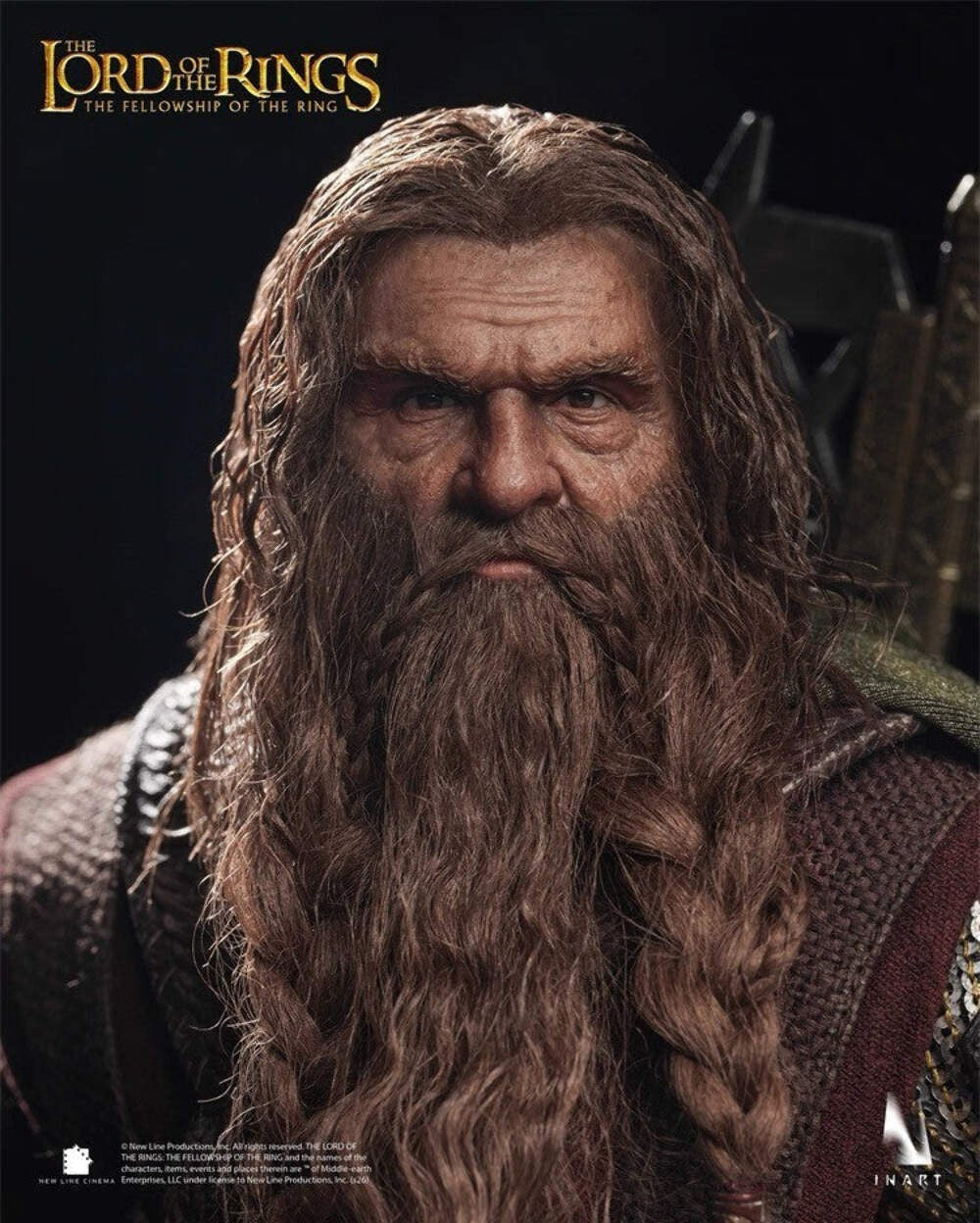 INART Gimli 1/6 Figure Lord of the Rings Fellowship Dwarf Collectible PREORDER