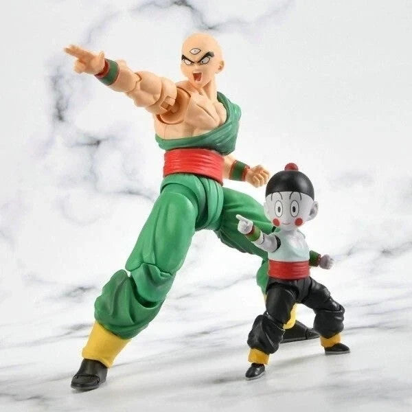 Bandai S.H.Figuarts Tenshinhan & Chiaotzu Dragon Ball Z SHF Figure Tamashii