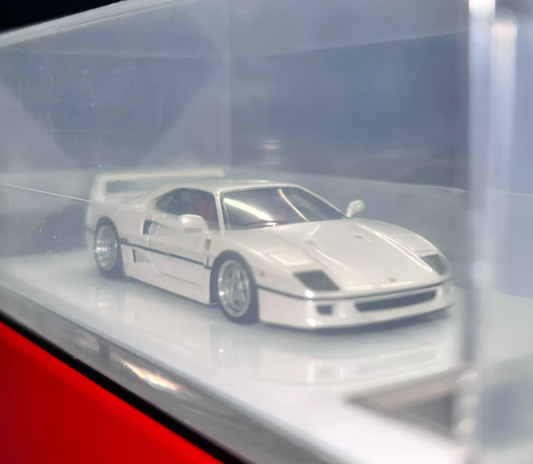 SCM MY64 1/64 Ferrari F40 Pearl White Resin Model First Edition