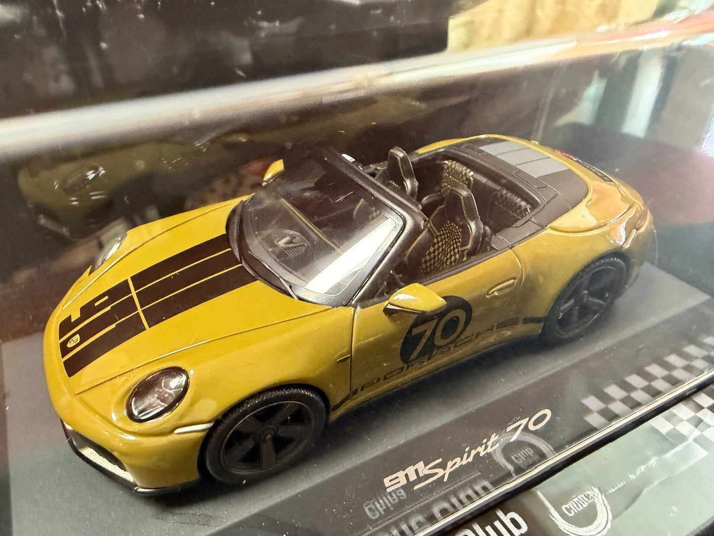 Porsche 911 Spirit 70 1/43 Diecast Model Limited Edition Yellow