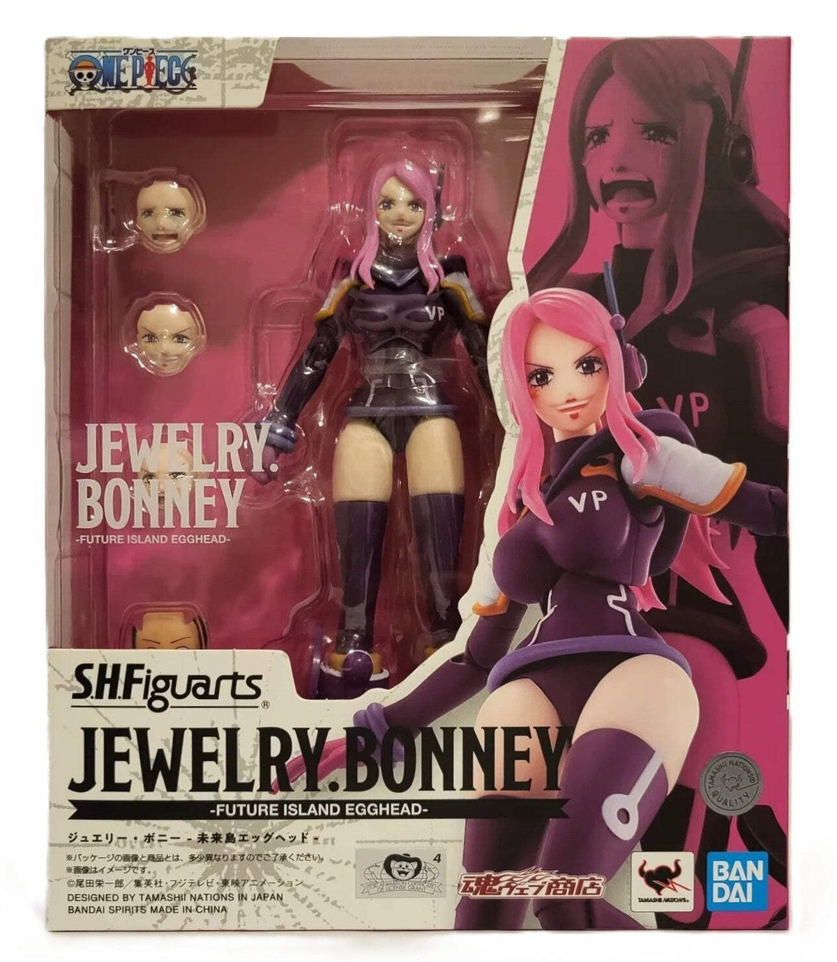 S.H.Figuarts Jewelry Bonney Future Island Egghead One Piece SHF Bandai Tamashi