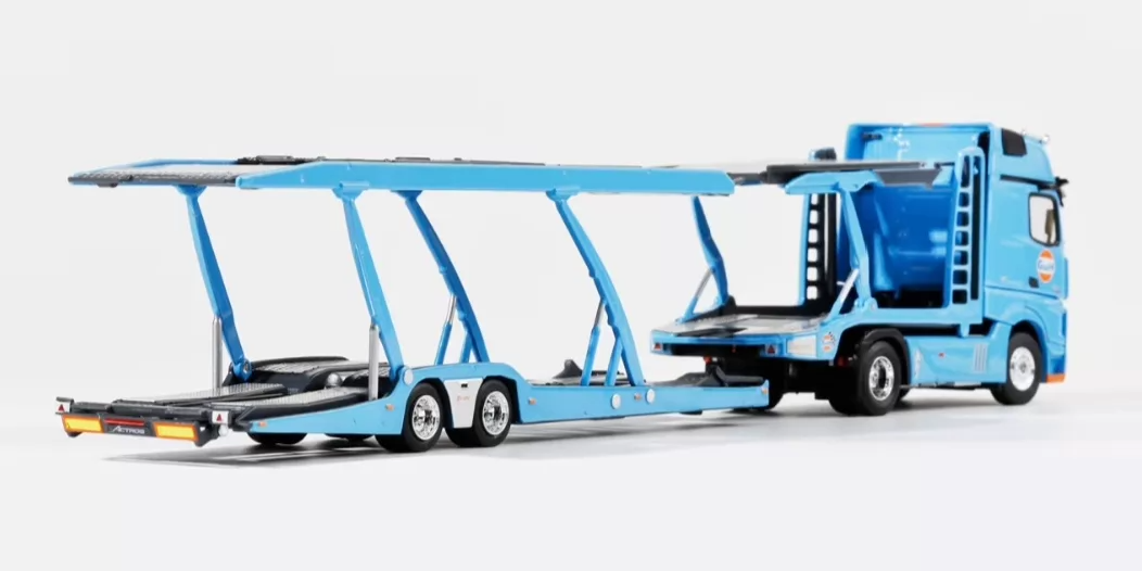 GCD 1/64 Mercedes-Benz Actros Gigaspace Gulf Car Carrier Set
