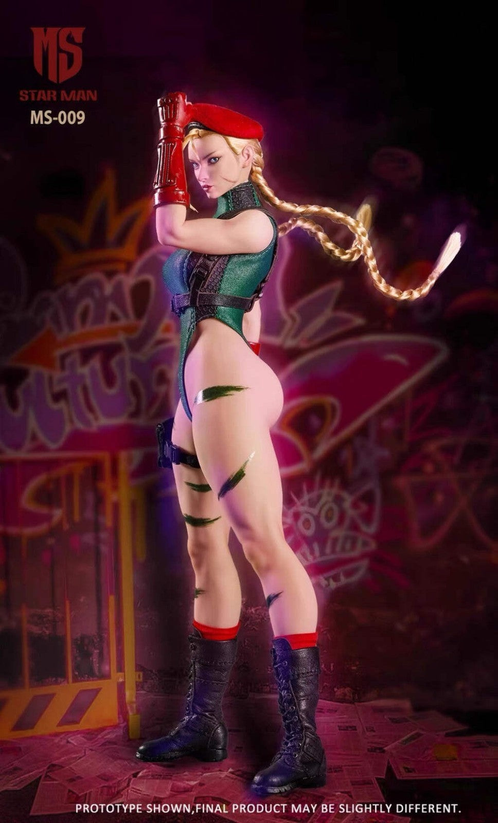 Star Man Cammy 1/6 Action Figure MS-009 Street Fighter BNIB