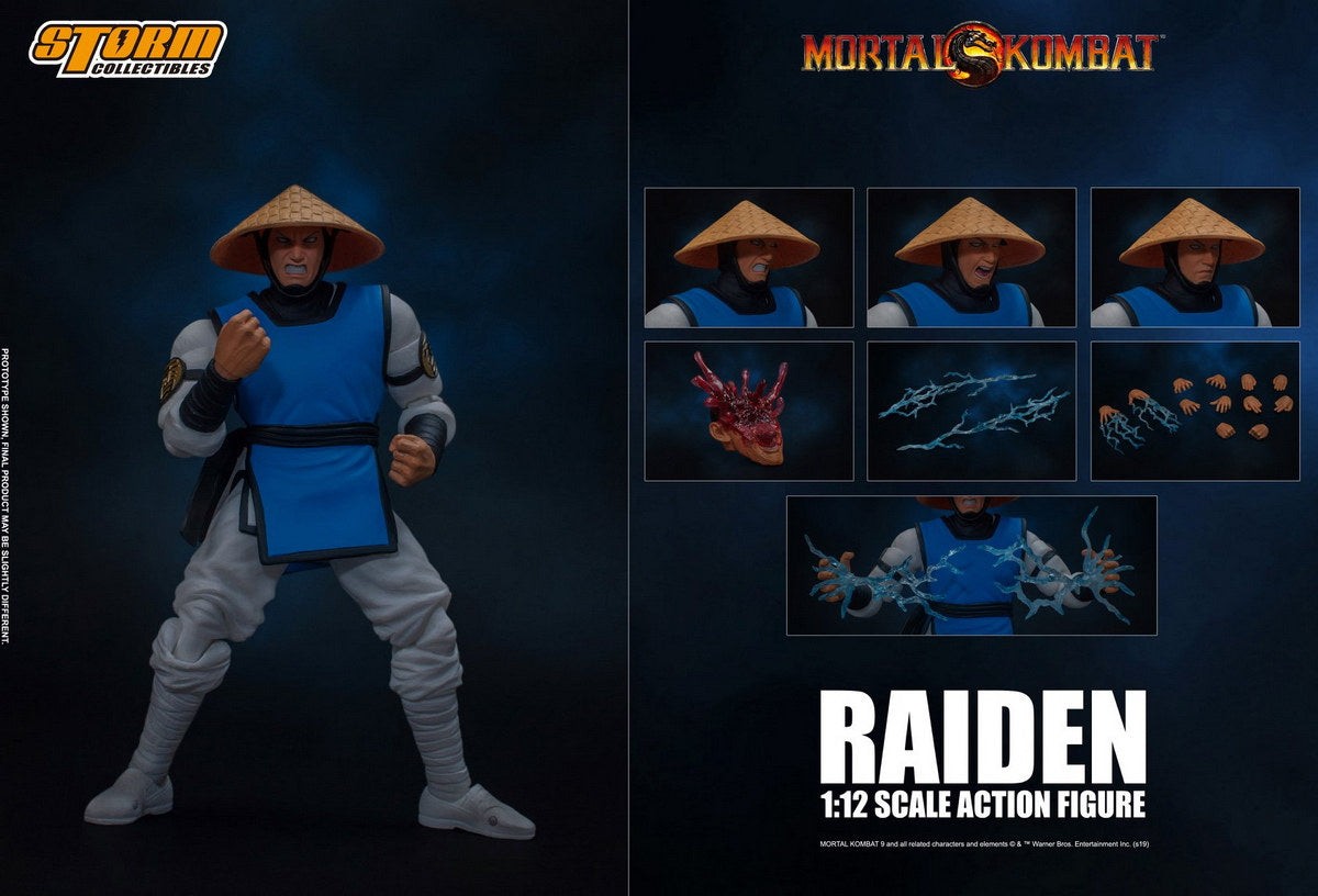 Storm Collectibles Mortal Kombat Raiden 1/12 Scale Action Figure MK9