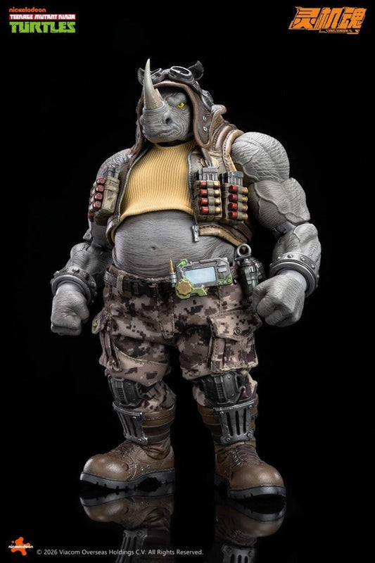 TMNT Rocksteady 1/12 Action Figure LingJiHun Teenage Mutant Ninja Turtles PREORD