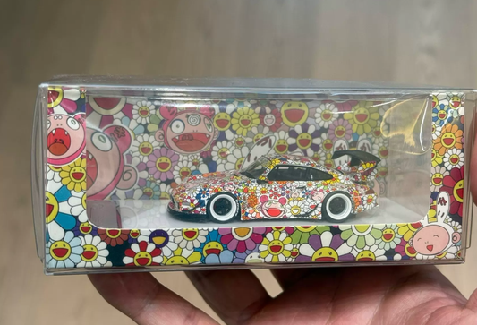 TP 1:64 RWB Porsche 911 993 Murakami Sunflower Model