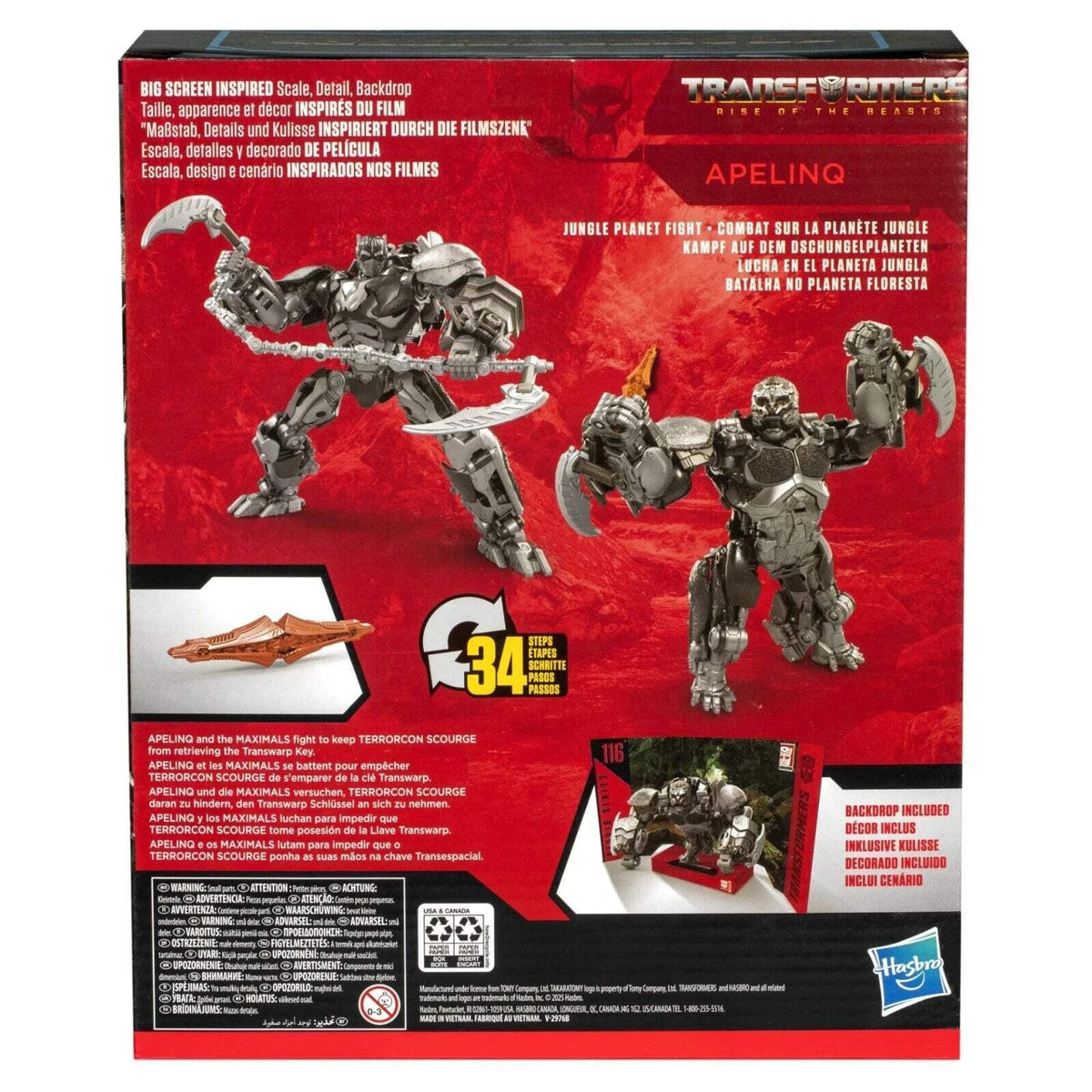 SS116 Apelinq Transformers Rise of the Beasts Studio Series Deluxe Figure Hasbro