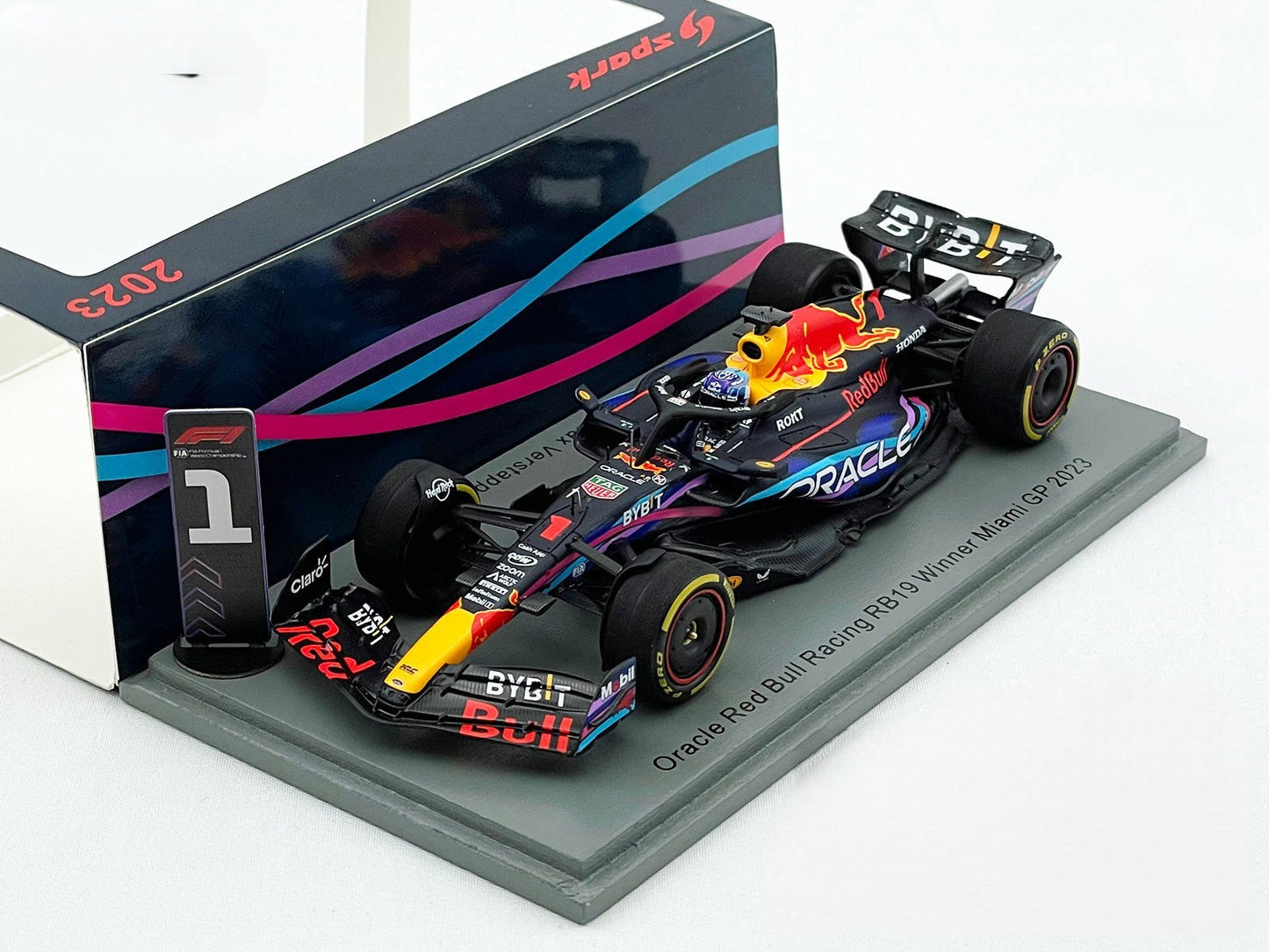 Spark 1/43 Red Bull RB19 #1 Max Verstappen Winner Miami GP 2023 S8580