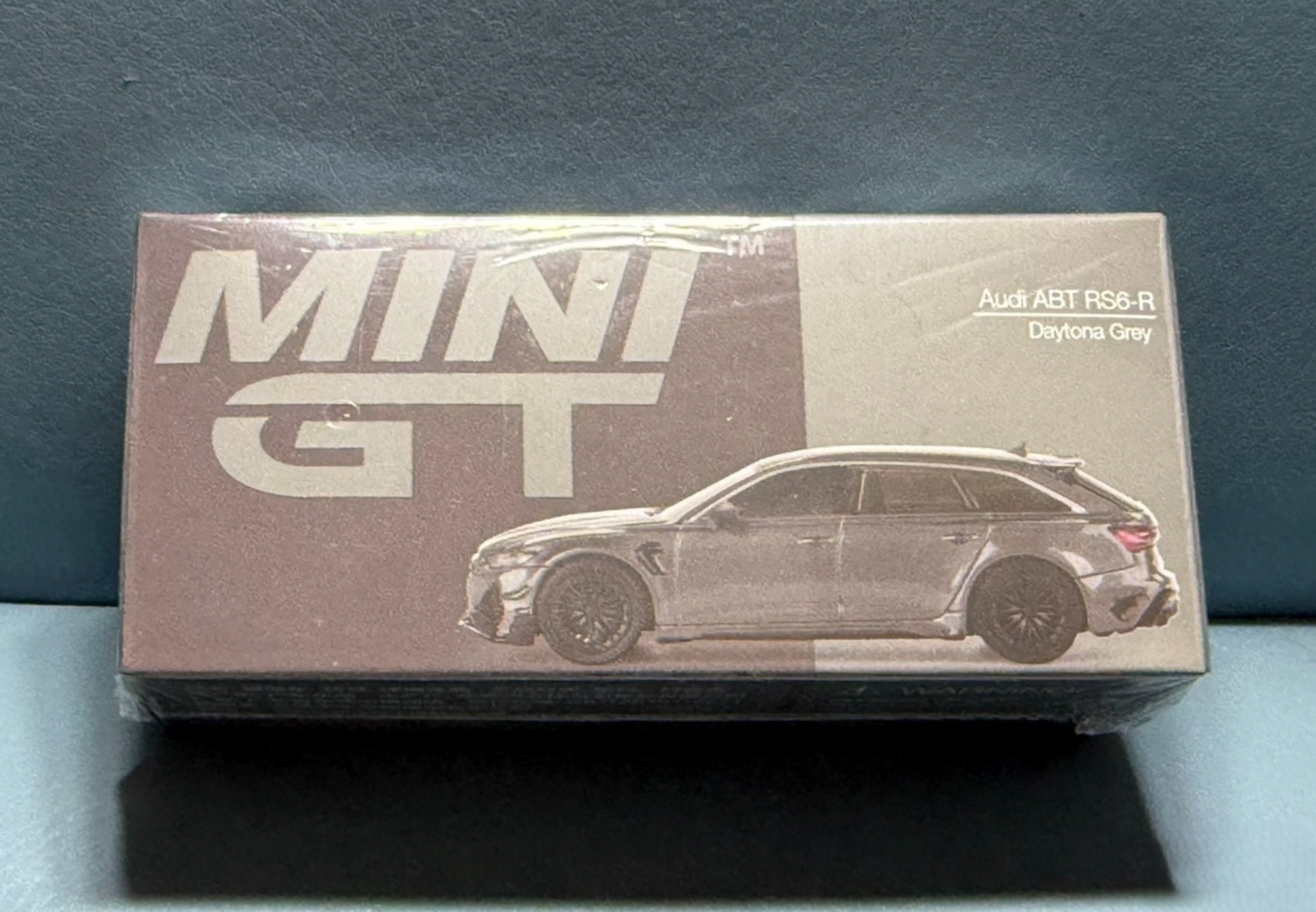 Mini GT 479 Audi ABT RS6-R Daytona Grey 1/64 Diecast Model Car Sealed