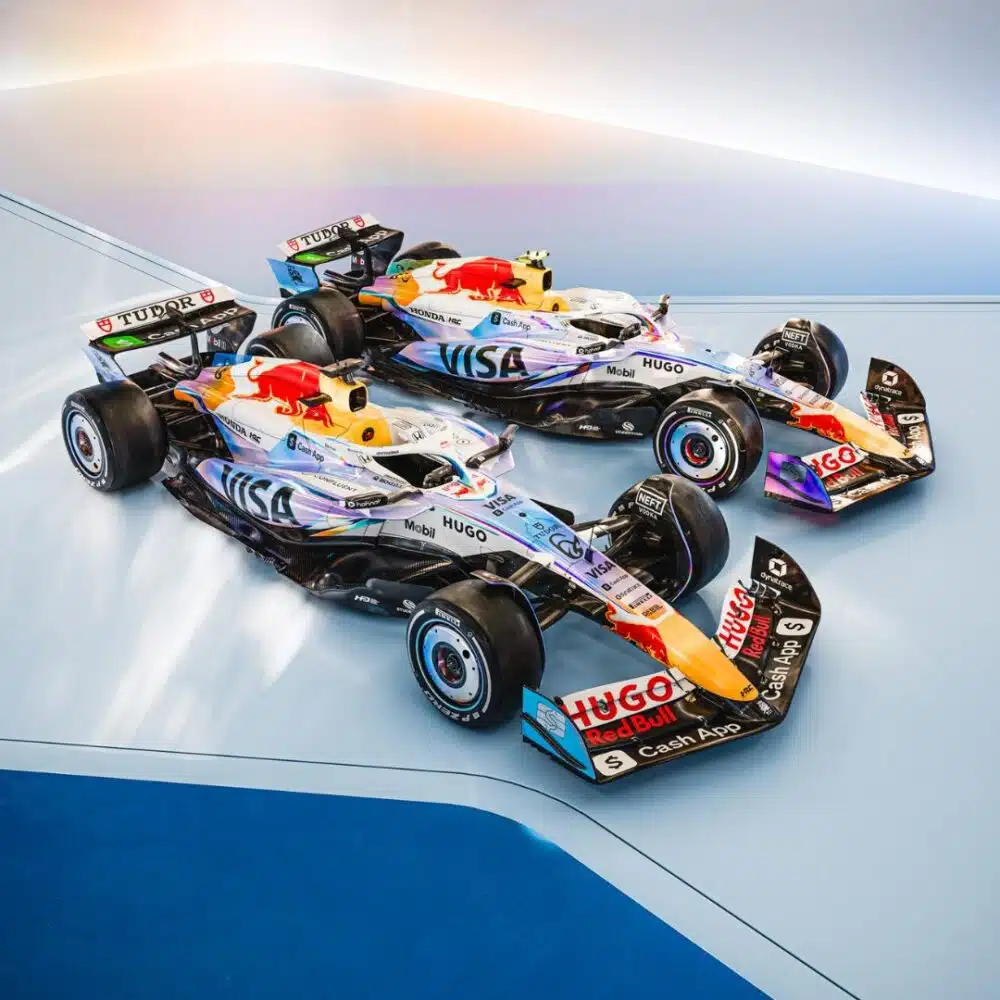 Spark 1/18 RB VCARB 2025 Las Vegas GP Special Livery Hadjar F1 Model Car