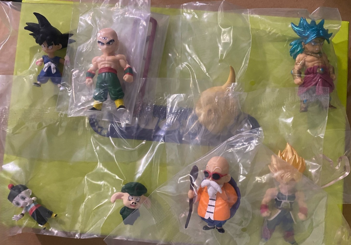 Bandai Dragon Ball Adverge 14 Full Set of 7 Figures Goku Super Saiyan Broly New