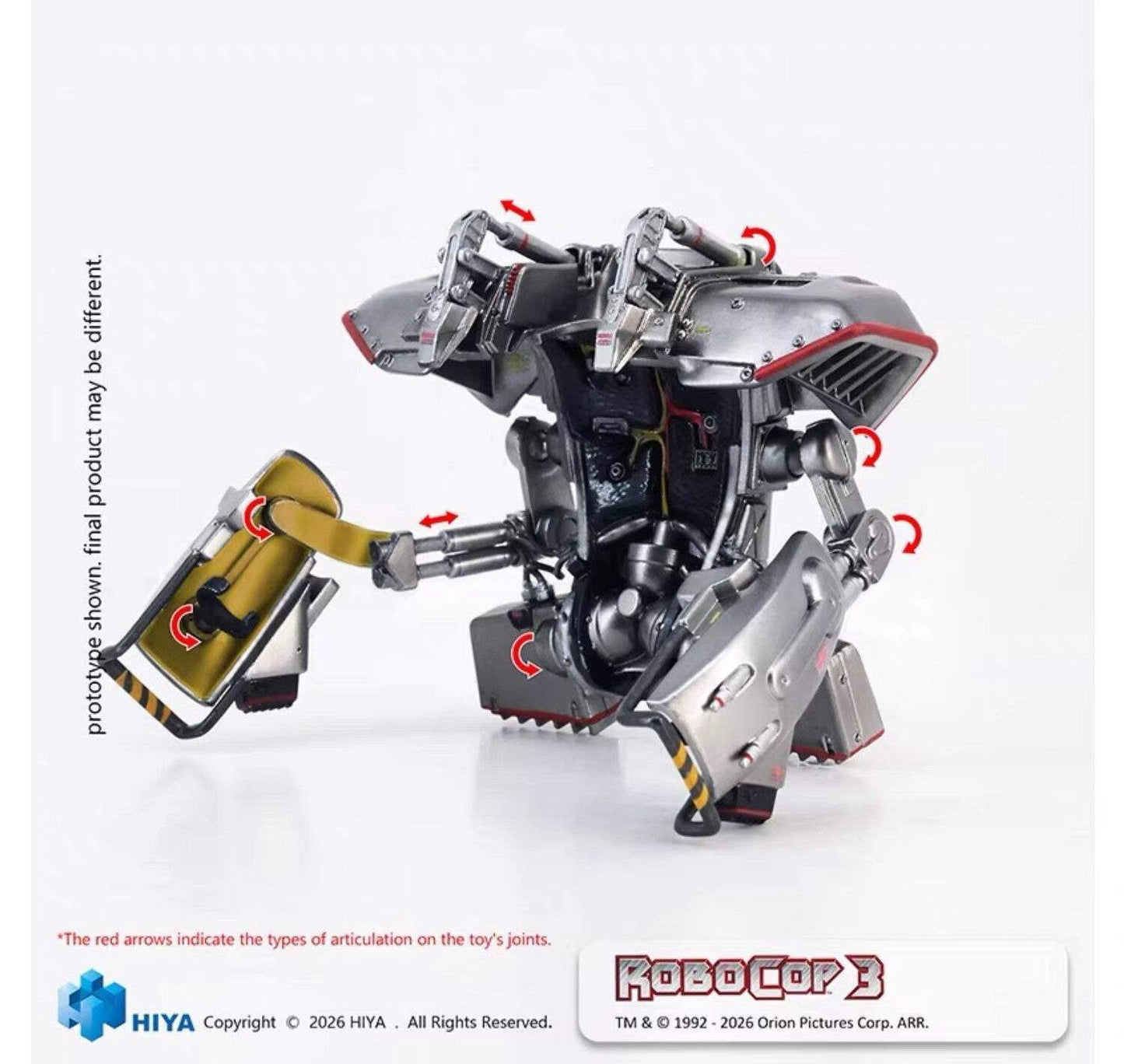 Hiya Toys RoboCop 3 RoboCop 1/12 Scale Action Figure Preorder Dec 2026